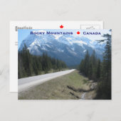 Rocky Mountains Canada Briefkaart (Voorkant / Achterkant)
