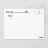 Rocky Mountains Canada Briefkaart (Achterkant)