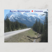 Rocky Mountains Canada Briefkaart (Voorkant)