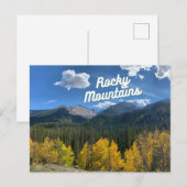 Rocky Mountains Colorado Briefkaart (Voorkant / Achterkant)