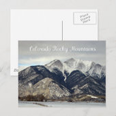 Rocky Mountains, Colorado Briefkaart (Voorkant / Achterkant)