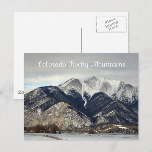 Rocky Mountains, Colorado Briefkaart (Voorkant / Achterkant)
