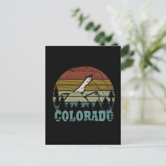 Rocky Mountains Colorado Briefkaart (Staand voorkant)