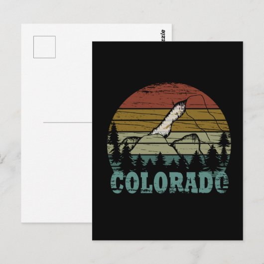 Rocky Mountains Colorado Briefkaart (Voorkant / Achterkant)