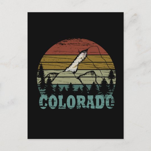 Rocky Mountains Colorado Briefkaart (Voorkant)