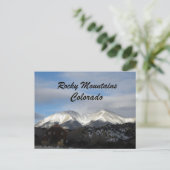 Rocky Mountains, Colorado Briefkaart (Staand voorkant)