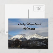 Rocky Mountains, Colorado Briefkaart (Voorkant / Achterkant)