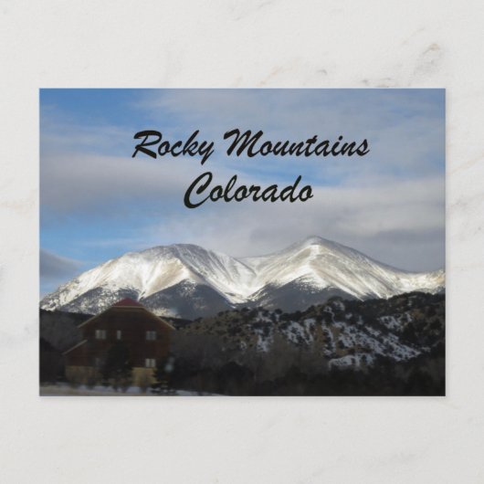 Rocky Mountains, Colorado Briefkaart (Voorkant)
