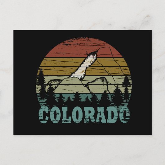 Rocky Mountains Colorado Briefkaart (Voorkant)