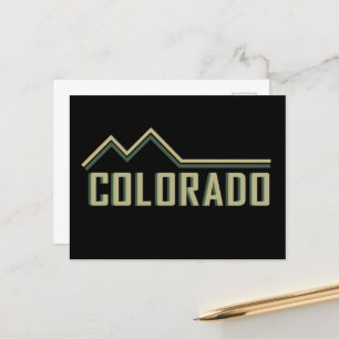 Rocky Mountains Colorado Feestdagenkaart