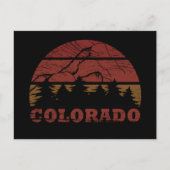 Rocky Mountains Colorado Feestdagenkaart (Voorkant)