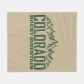 Rocky Mountains, Colorado Fleece Deken (Voorkant (Horizontaal))