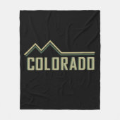 Rocky Mountains Colorado Fleece Deken (Voorkant)