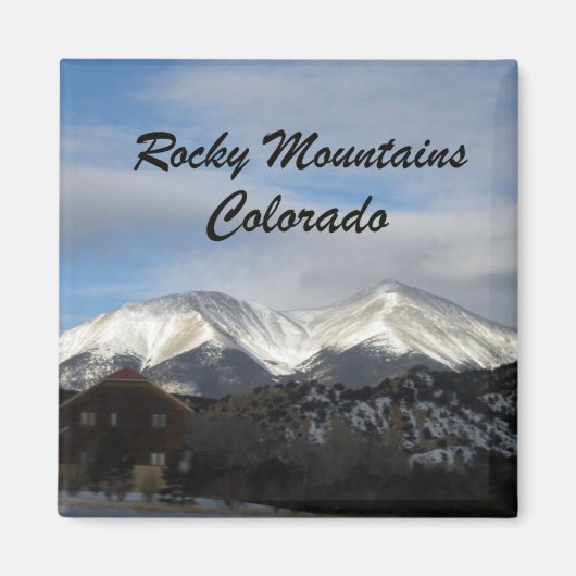 Rocky Mountains, Colorado Magneet (Voorkant)