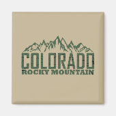 Rocky Mountains, Colorado Magneet (Voorkant)