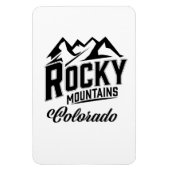 Rocky Mountains Colorado Magneet (Verticaal)