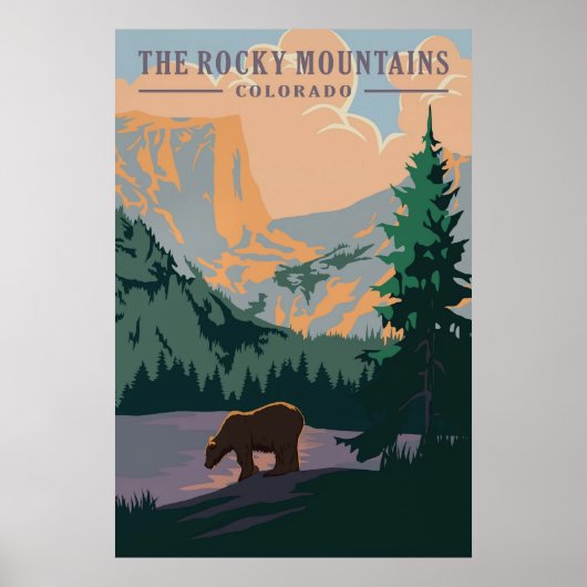 Rocky Mountains, Colorado Poster (Voorkant)