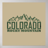 Rocky Mountains, Colorado Poster (Voorkant)