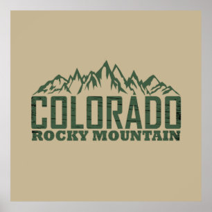 Rocky Mountains, Colorado Poster