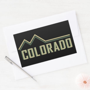 Rocky Mountains Colorado Rechthoekige Sticker
