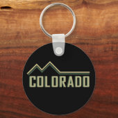 Rocky Mountains Colorado Sleutelhanger (Voorkant)