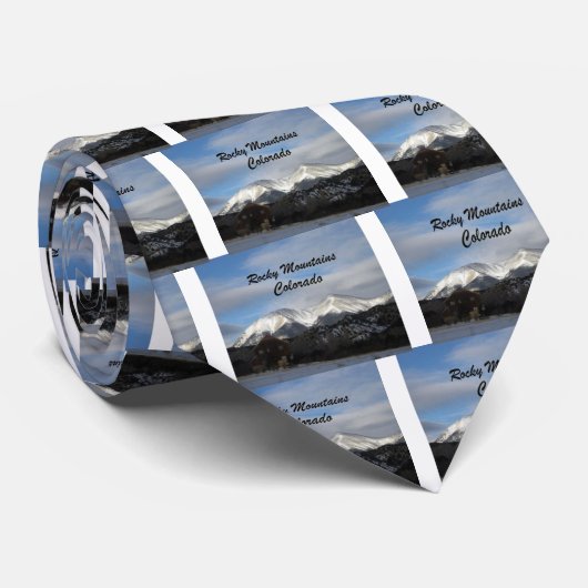 Rocky Mountains, Colorado Stropdas (Opgerold)