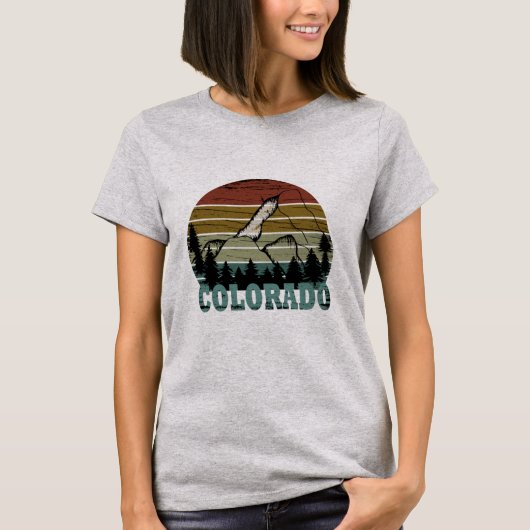 Rocky Mountains Colorado T-shirt (Voorkant)