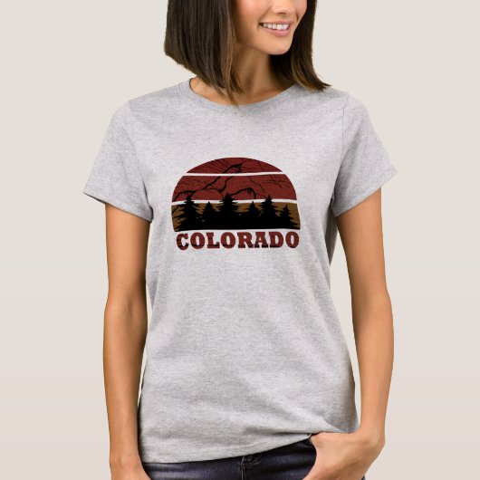 Rocky Mountains Colorado T-shirt (Voorkant)
