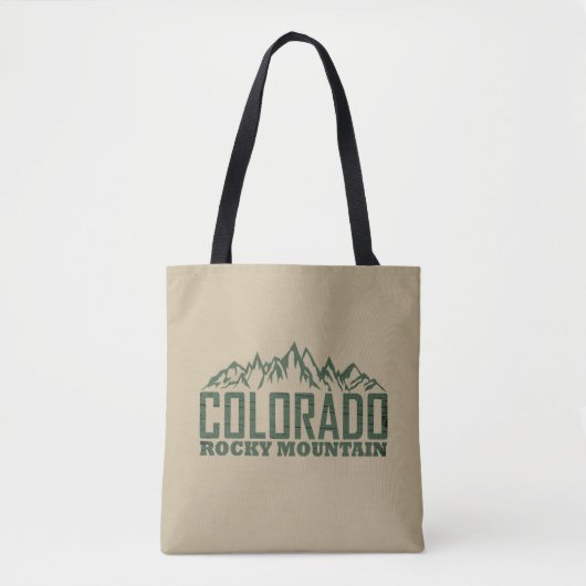 Rocky Mountains, Colorado Tote Bag (Voorkant)