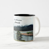 Rocky Mountains, Colorado Tweekleurige Koffiemok (Voorkant rechts)