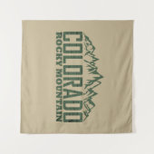 Rocky Mountains, Colorado Wandkleed (Voorkant (horizontaal))