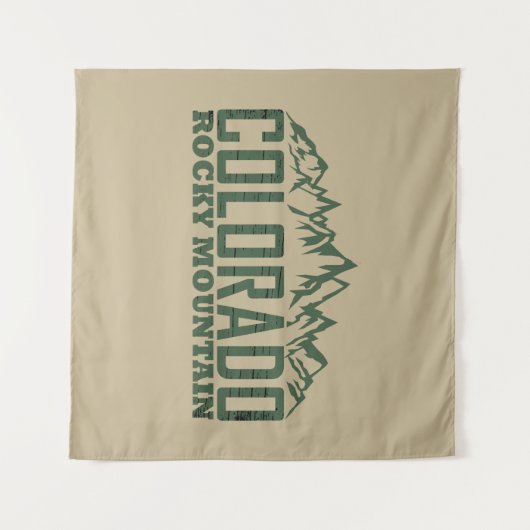 Rocky Mountains, Colorado Wandkleed (Voorkant (horizontaal))