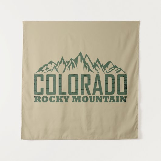 Rocky Mountains, Colorado Wandkleed (Voorkant)