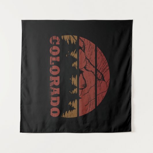 Rocky Mountains Colorado Wandkleed (Voorkant (horizontaal))