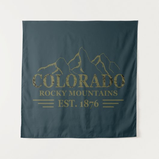 Rocky Mountains Colorado Wandkleed (Voorkant)