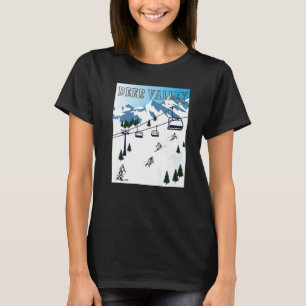 Rocky Mountains Deer Valley Winter Sports Ski Reso T-shirt