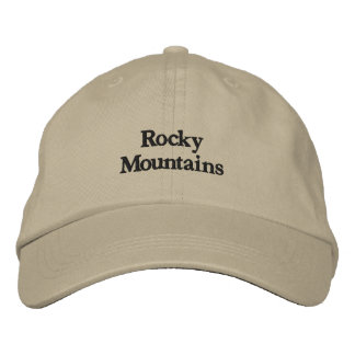 Rocky Mountains — Geborduurde Hoed Pet
