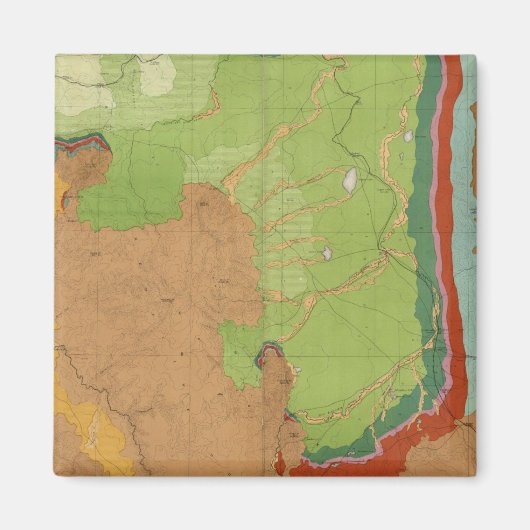 Rocky Mountains Geologisch Magneet (Voorkant)