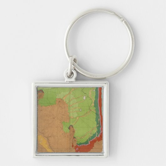 Rocky Mountains Geologisch Sleutelhanger (Voorkant)