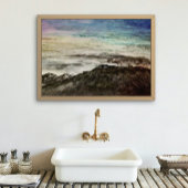 Rocky Mountains Ketens Aurora Landschap Canvas Afdruk