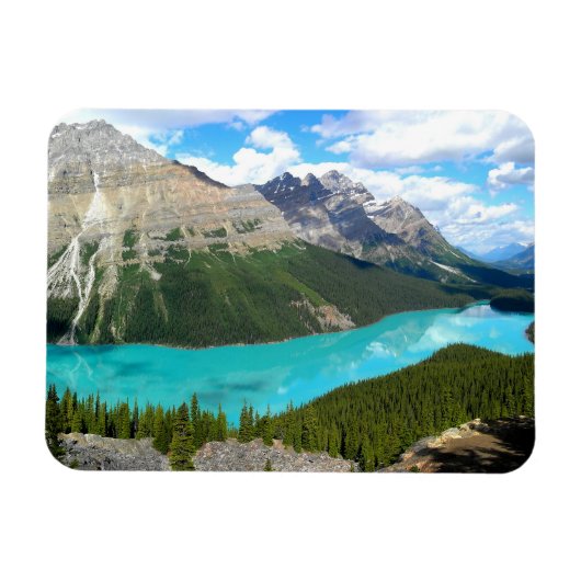 Rocky Mountains Lake Magnet Magneet (Horizontaal)