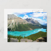 Rocky Mountains Lake Postcard Briefkaart (Voorkant / Achterkant)