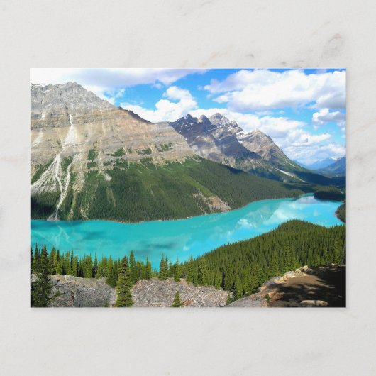 Rocky Mountains Lake Postcard Briefkaart (Voorkant)