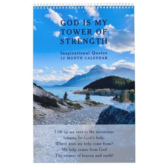 Rocky Mountains & Lakes Inspirational Photo Kalender (Hoes)
