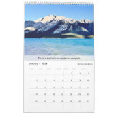 Rocky Mountains & Lakes Inspirational Photo Kalender (Jan 2026)