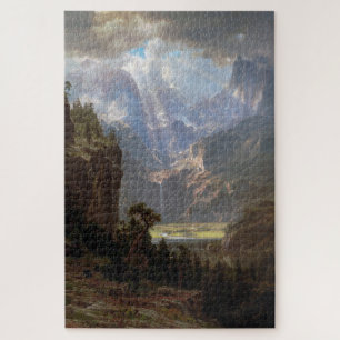 Rocky Mountains, Lander's Peak, Albert Bierstadt Legpuzzel