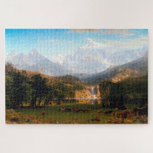 Rocky Mountains, Lander's Peak, Albert Bierstadt Legpuzzel (Horizontaal)
