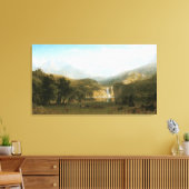 Rocky Mountains, Lander's Peak van Albert Bierstad Canvas Afdruk (Insitu (Woonkamer))
