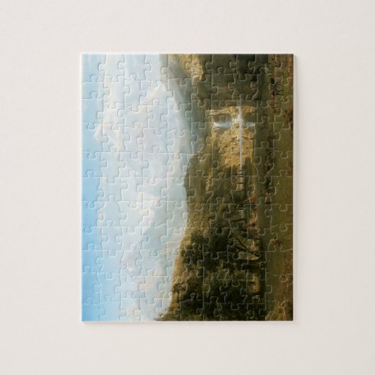 Rocky Mountains, Lander's Peak van Albert Bierstad Legpuzzel (Verticaal)