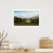 Rocky Mountains, Lander's Peak van Albert Bierstad Poster (Keuken)